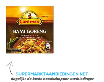 Conimex Boemboe bami goreng aanbieding