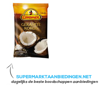 Conimex Kokos klapper (geraspte kokos) aanbieding