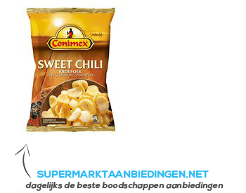 Conimex Kroepoek sweet chili aanbieding