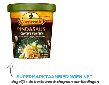 Conimex Satésaus gado gado aanbieding