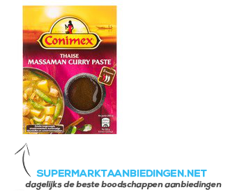 Conimex Thai massaman curry paste aanbieding