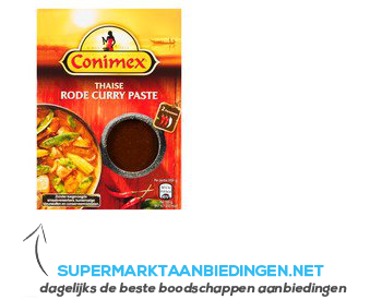 Conimex Thai red curry paste aanbieding