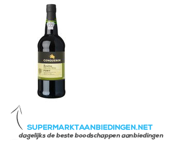 Conqueror Port Ruby Reserve Organic aanbieding