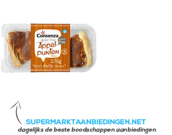 Consenza Appelpunten glutenvrij aanbieding