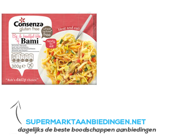 Consenza Bami glutenvrij aanbieding