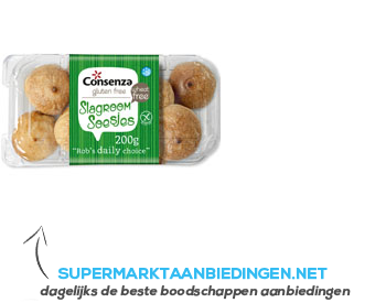 Consenza Glutenvrije slagroomsoesjes aanbieding