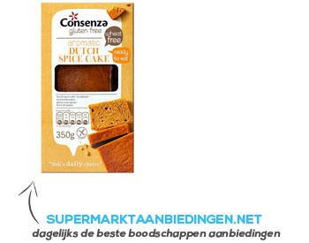 Consenza Kruidcake aanbieding