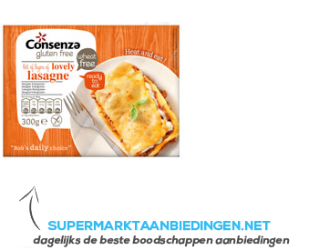 Consenza Lovely lasagne glutenvrij aanbieding