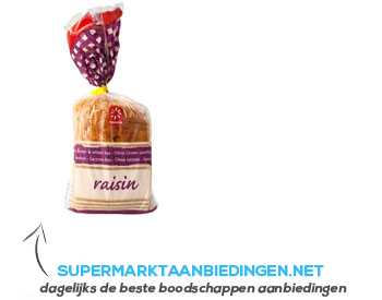 Consenza Rozijnenbrood aanbieding