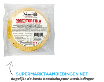 Consenza Tortilla mais glutenvrij aanbieding