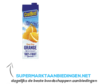 CoolBest Premium orange zonder vruchtvlees aanbieding