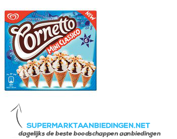 Cornetto Classico mini aanbieding