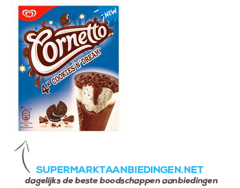 Cornetto Cookie dream aanbieding