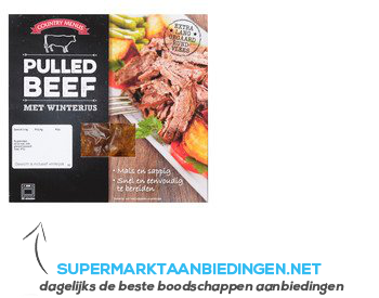 Country Menus Pulled beef aanbieding