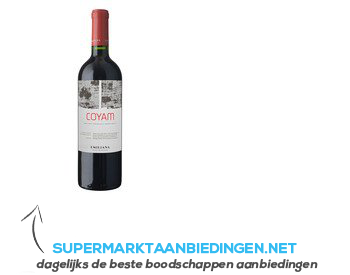 Coyam Red Organic Wine aanbieding