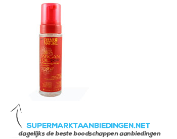 Cream of Nature Argan foaming wrap lotion aanbieding