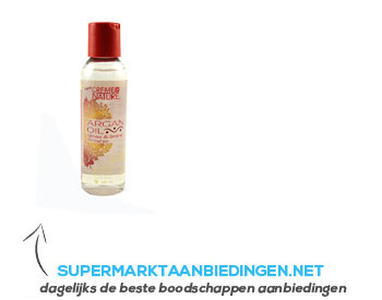 Cream of Nature Argan gloss polisher aanbieding