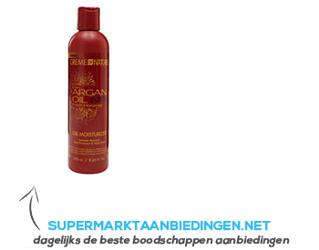 Cream of Nature Argan oil moisturizer aanbieding