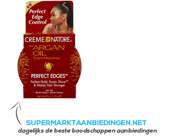 Cream of Nature Argan perfect edge aanbieding