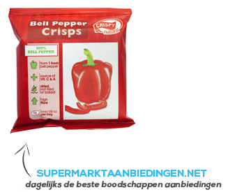 Crispy Bell pepper crisps aanbieding