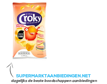 Croky Chips ham-kaas aanbieding