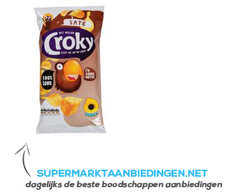 Croky Chips saté aanbieding