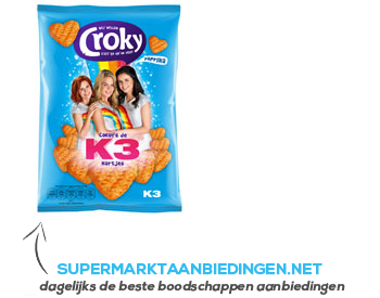 Croky K3 paprika-hartjes aanbieding