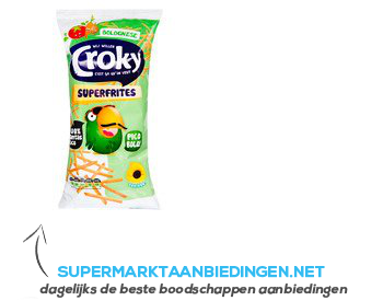 Croky Superfrites bolognese aanbieding