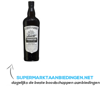 Cutty Sark Prohibition edition aanbieding