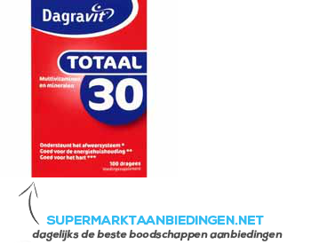 Dagravit Totaal 30 dragees aanbieding