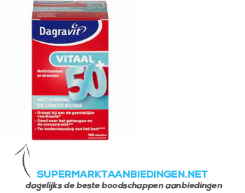 Dagravit Vitaal 50 tabletten aanbieding