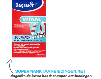 Dagravit Vitaal tabletten 50 extra sterk aanbieding