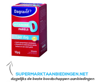 Dagravit Vitamine D parels aanbieding