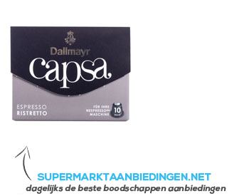 Dallmayr Capsa espresso ristretto aanbieding