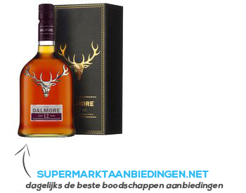 Dalmore Single malt Scotch whisky 12 years aanbieding