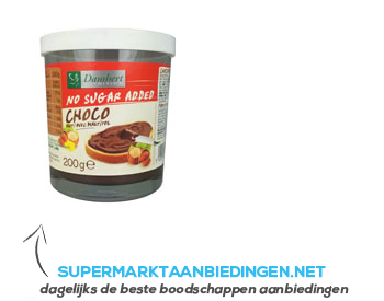 Damhert Chocoladepasta hazelnoot maltitol