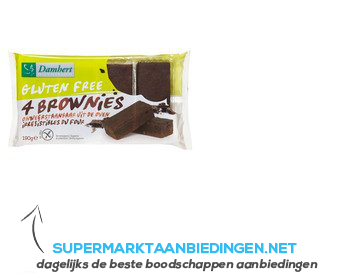 Damhert Nutrition Brownies glutenvrij aanbieding