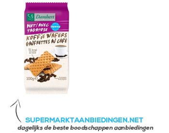 Damhert Nutrition Koffiewafels tagatose aanbieding