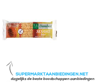 Damhert Nutrition Sesamreep met honing aanbieding