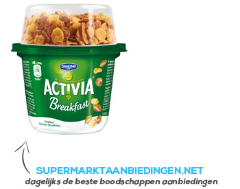 Danone Activia yoghurt breakfast aanbieding
