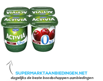 Danone Activia yoghurt kers 0% aanbieding