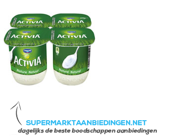 Danone Activia yoghurt naturel aanbieding