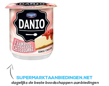 Danone Danio framboos-cheesecake aanbieding