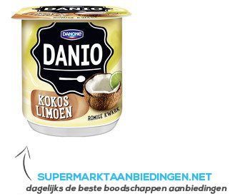 Danone Danio kokos-limoen aanbieding