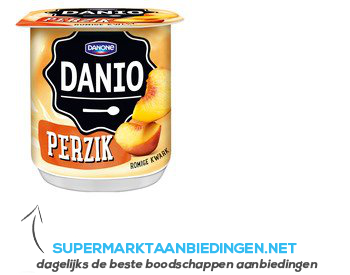 Danone Danio perzik aanbieding