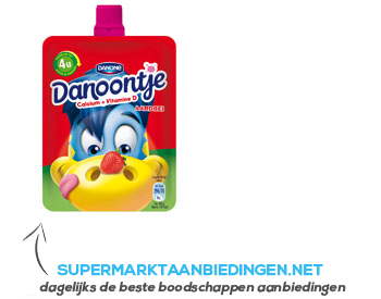 Danone Danoontje tussendoortje aardbei aanbieding