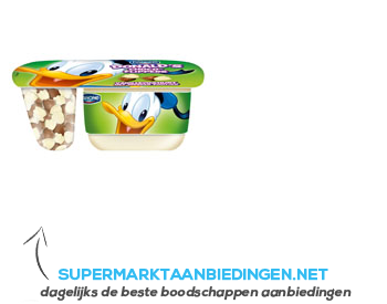 Danone Disney Donald Duck yoghurt aanbieding