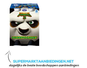 Danone Kung fu panda drinkyoghurt aanbieding