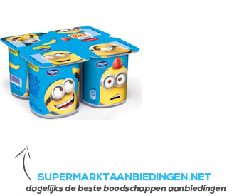 Danone Minions yoghurt aanbieding