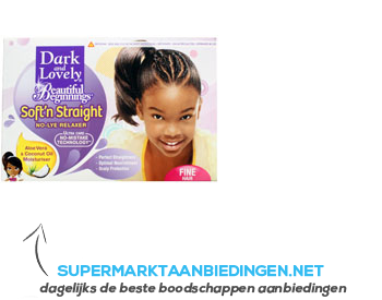 Dark and Lovely Beautiful beginnings relaxer fine hair aanbieding